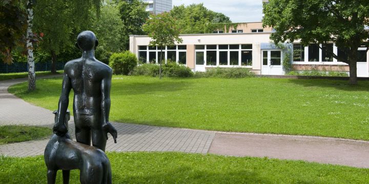 Der idyllische Garten am Stadtteilzenrtum LISA  ©JenaKultur, A. Hub